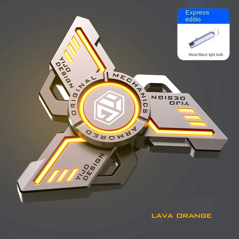 Glow Metal EDC Fidget Spinner Stress Relief Hand Toy