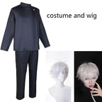 Gojo Satoru Cosplay Costume – Anime High School Uniform Set