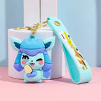 Eevee Plush Keychain Eeveelutions Bag Charm for Pokemon Fans