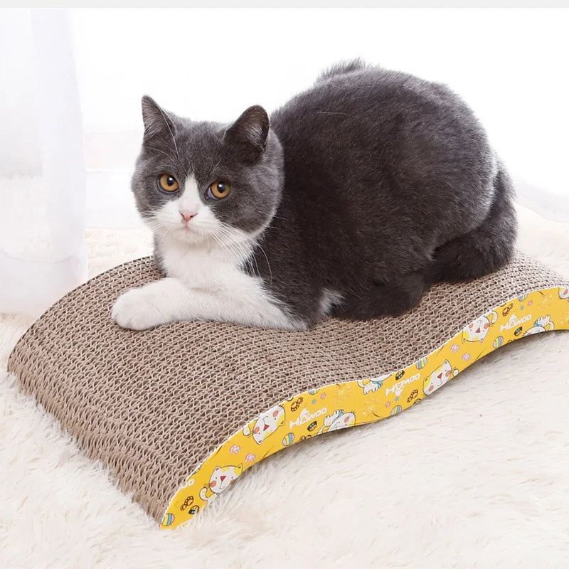 Corrugated Cardboard Cat Scratch Board for Healthy Claws and Play