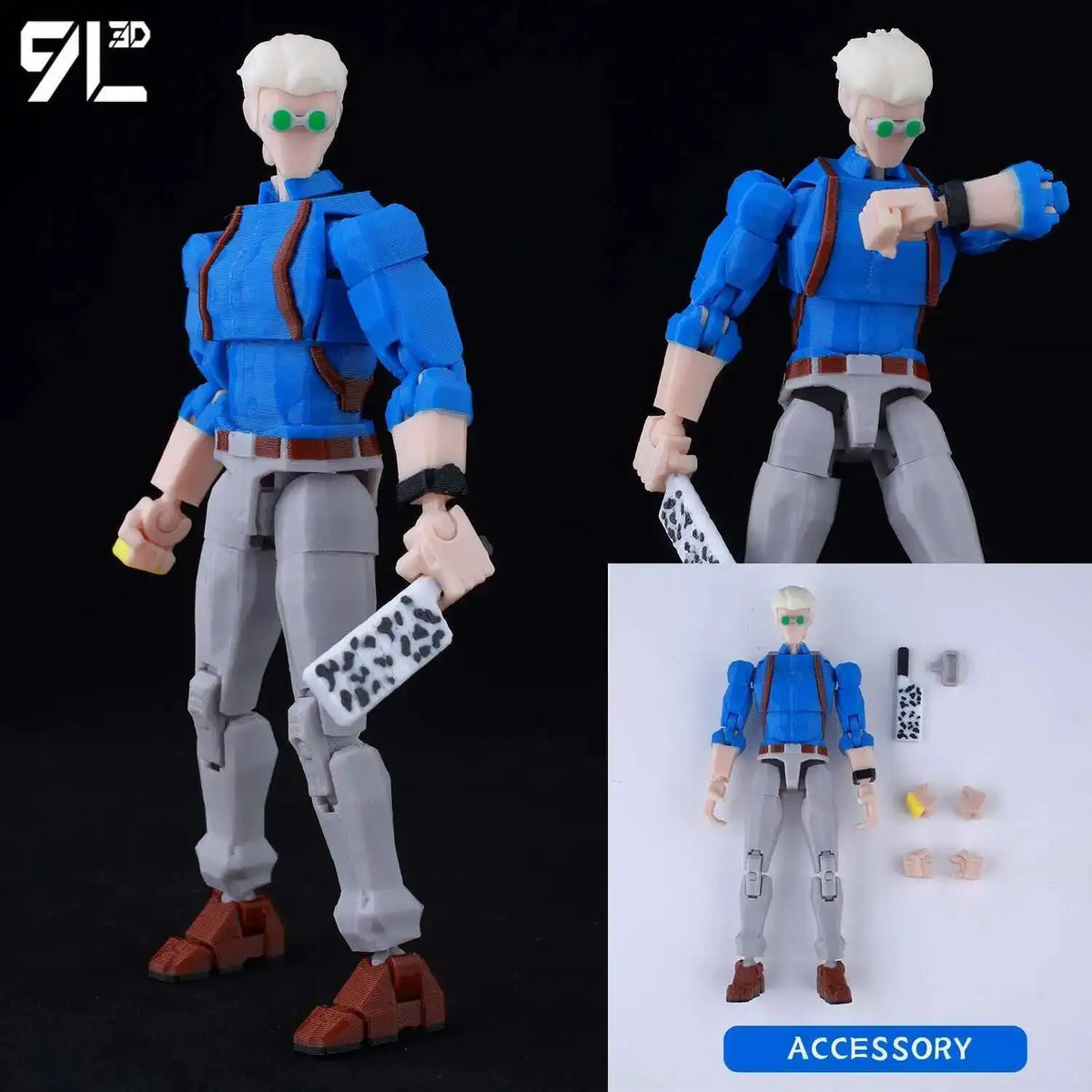 9L3D Lucky13 Gojo Sukuna Jujutsu Fushiguro Toji Gojo Satoru Action Figure Dummy13 T13 Multi-Jointed Collectible Toys Titan13