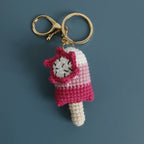 Cute Crochet Ice Cream Keychain Cone Bag Charm