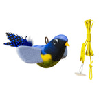 Interactive Wall Hanging Bird Cat Toy with Catnip for Indoor Play