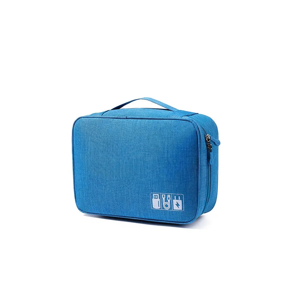 Waterproof Travel Electronics Cable Organizer Bag