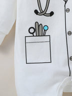 2Pcs Baby Boys/Girls All Seasons Long Sleeve Cute For Newborn 0-1Y Romper Unisex Jumpsuit O-neck Daily Wear Clothes