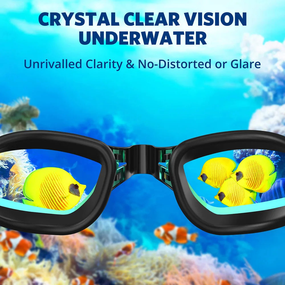 Professional Anti-Fog Waterproof Swimming Goggles with UV Protection