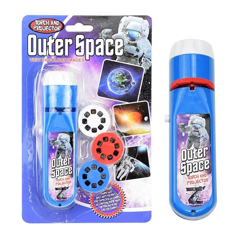 Children's Fun Projector Light Flashlight Puzzle Early Education Projection Light Baby Bedtime Toy