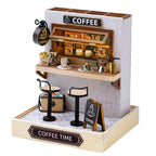 Wooden Miniature Doll House DIY 3D Puzzle Building Kit
