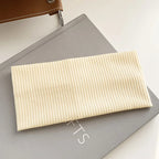 Autumn and Winter Wide Edge Elastic Women Hairband Makeup Wash Face Headband Sports Knitted Headpiece Headband