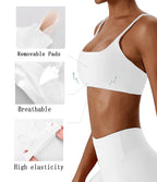 Super soft fabric back cross sports bra fitness top women's high-quality yoga clothes women's fitness running bra fitness yoga b