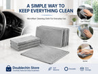 Soft Lint-Free Microfiber Cleaning Cloths, Reusable Cleaning Cloths for Car Interior Glass Kitchen Home - 5/10/20/50 Pcs