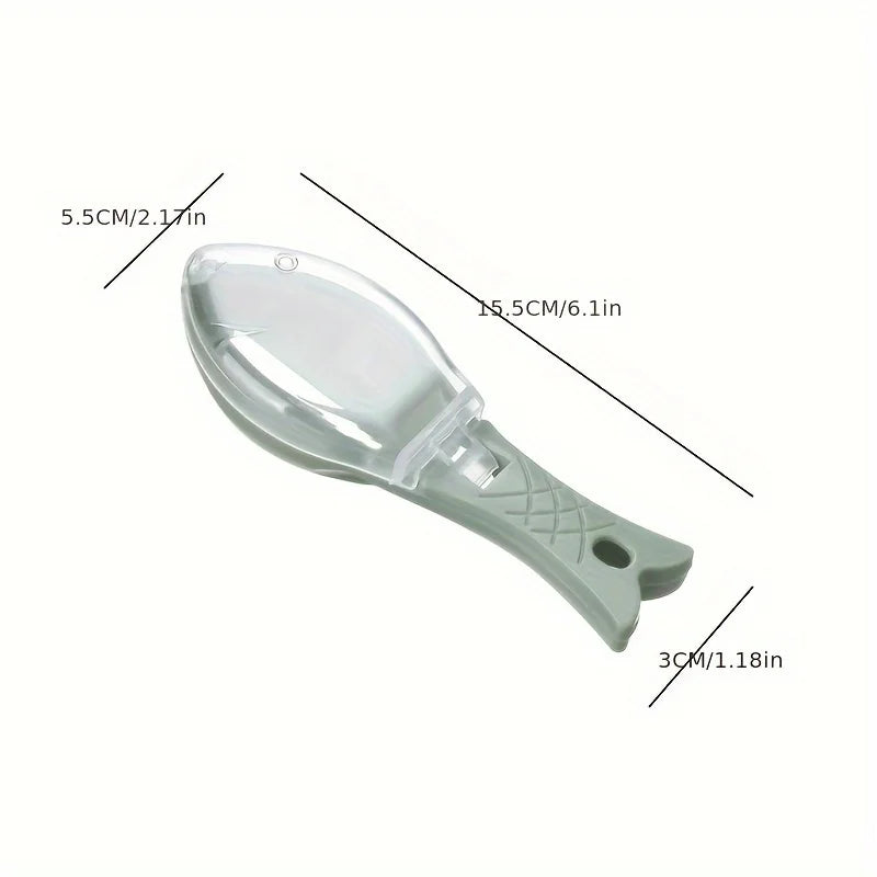 Plastic Fish Scale Removal Tool for Easy Fish Cleaning and Preparation