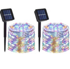 Solar Led Light Outdoor Christmas Lights 8Modes Copper Wire Fairy Garland Lamps Waterproof Garde Tree Decor