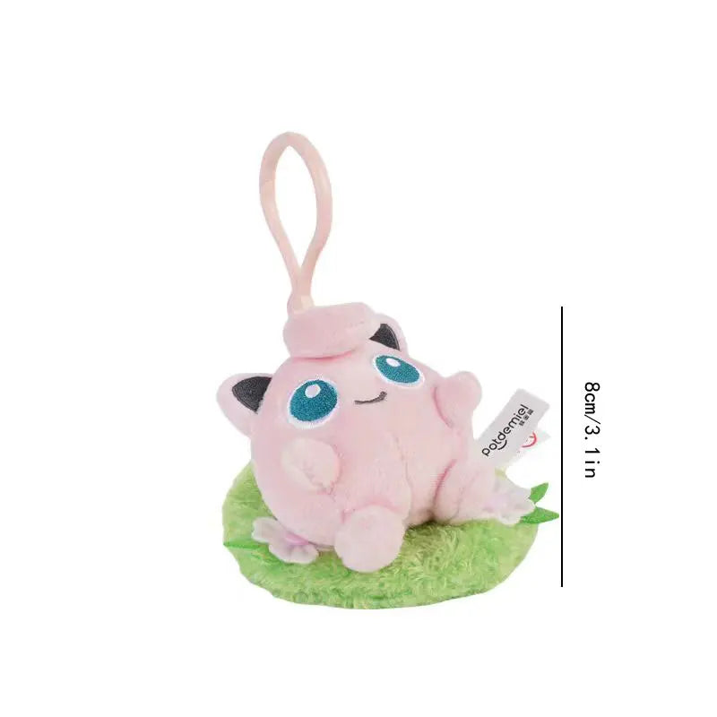 Cute Pokémon Plush Keychain Cartoon Bag Charm Set