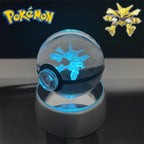 Pokémon 3D Crystal Poké Ball LED Night Light Collectible Figure