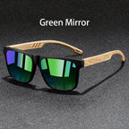 Vintage Square Polarized UV400 Sunglasses for Men & Women