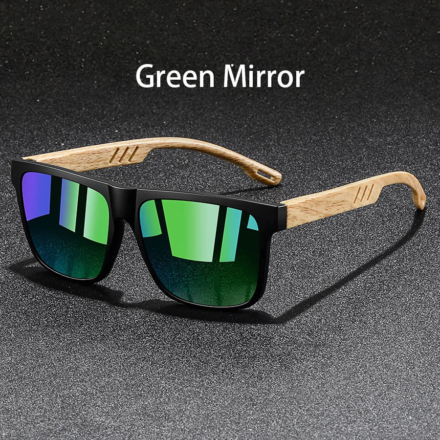 Vintage Square Polarized UV400 Sunglasses for Men & Women