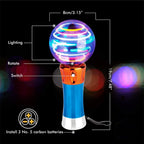 Luminous Ball Toy Stick Flashing LED Wand Rotating LED Toy Wand Fun Birthday Party Favor for Kids