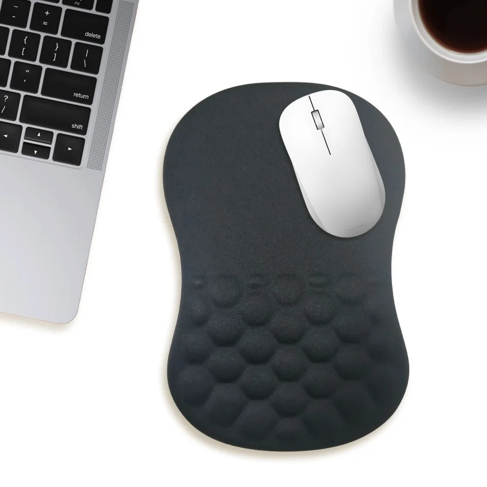 Ergonomic Wrist Support Mouse Pad Memory Foam Non-Slip Mat for PC & Laptop