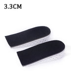 1Pair EVA Shock Absorbing Height Increase Insoles Casual Sports Shoes Insole for Feet Shoe Pads 2.3/3.3/4.3cm Growing Shoe Sole