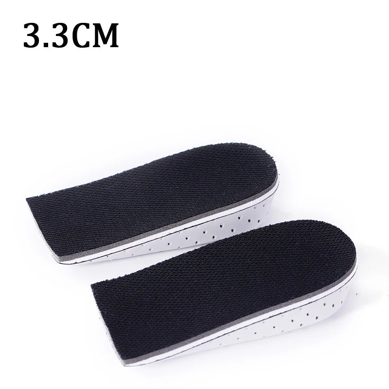 1Pair EVA Shock Absorbing Height Increase Insoles Casual Sports Shoes Insole for Feet Shoe Pads 2.3/3.3/4.3cm Growing Shoe Sole