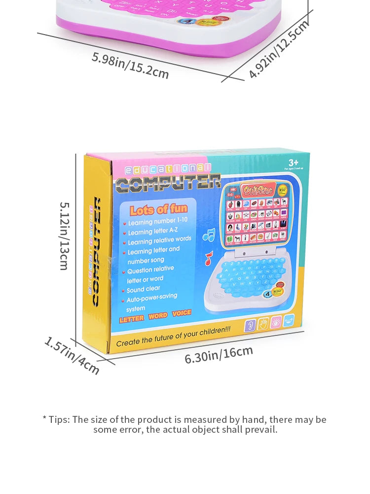 English Learning Laptop Educational Toy for Kids
