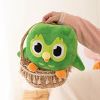 Kawaii Green Owl Plush Toy – Soft Cartoon Stuffed Animal