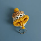 Funny Crochet Sausage Mouth Keychain Key Holder Pouch