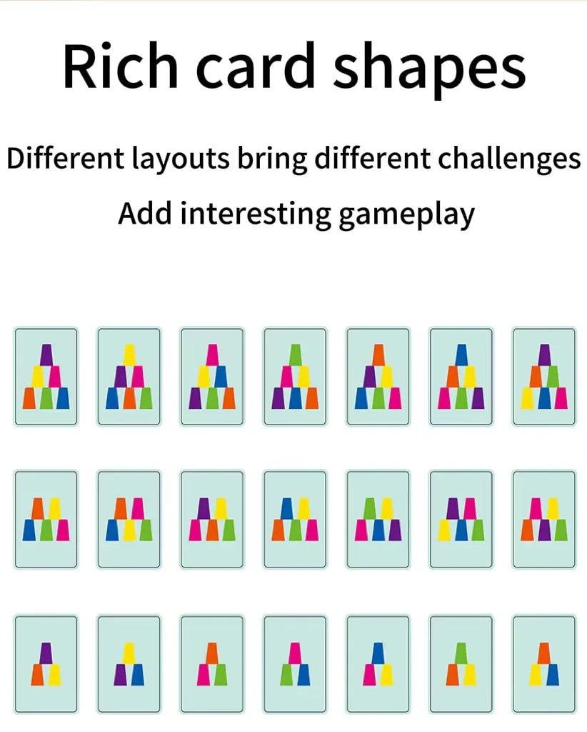 Montessori Mini Stack Cup Color Matching Game