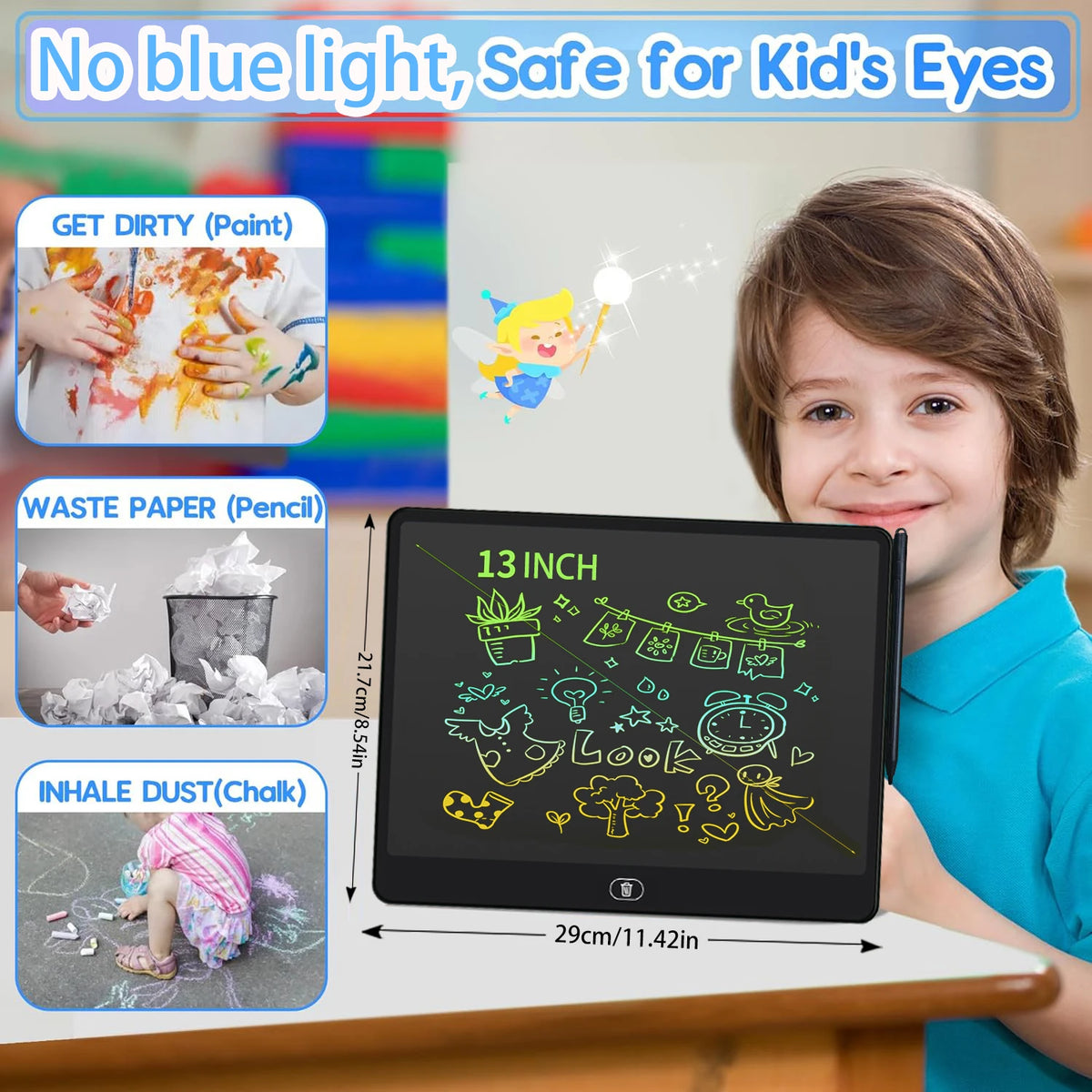 LCD Writing Tablet for Kids – Drawing & Educational Board