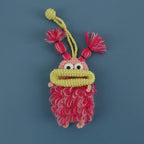 Funny Crochet Sausage Mouth Keychain Key Holder Pouch