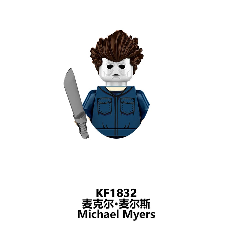 Halloween New Bricks Building Blocks Terrifier Death Megan Mini Figures Minifigures Toys Bricks Gifts For Children Adults