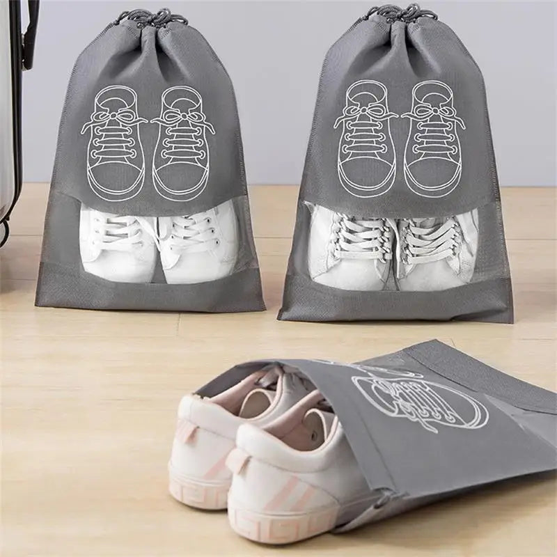 5PCS Waterproof Shoe Storage Bag Set Large Capacity Travel Organizer Pouch