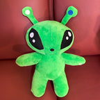 30cm Green Alien Plush Toy Anime Tentacle Horn Alien Monsters Horror Doll Boys Girls Soft Toys Stuffed Throw Pillow Kids Gifts