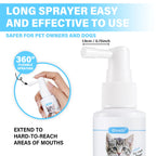 Pet Oral Hygiene Spray 60ml Dogs Cats Teeth Clean Freshens Breat  Removes Bad Breath Prevents Calculus Oral Care Water Additive