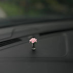 Dainty Roses Car Center Console Window Ornament, mini Cute Car Accessories, Ladies Car Personality Beautiful Interior Ornaments