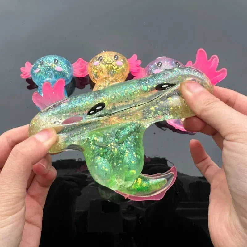 Colorful Salamander Squishy Fidget Stress Relief Toy for Kids