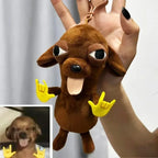 Funny Chihuahua Plush Keychain Cute Puppy Bag Charm Gift Toy
