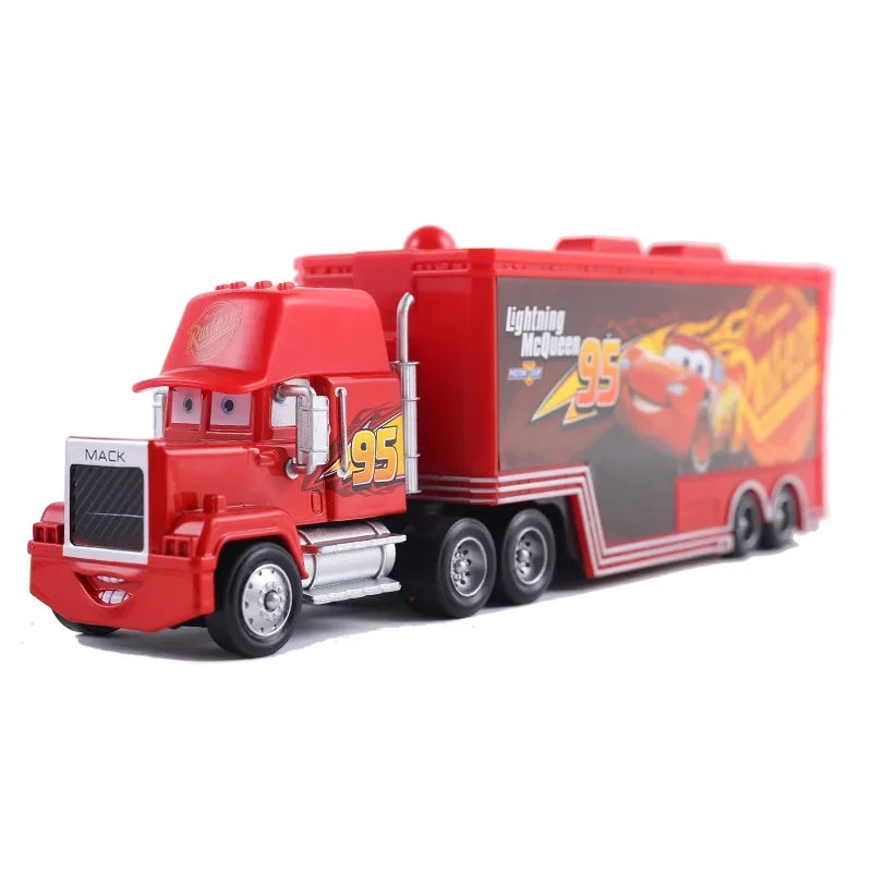 Cars 2 Mack Truck Pixar Racing Car Lightning McQueen Jackson Storm Car 3 Truck Set Metal Toy Model Car Gift For Kids Gift