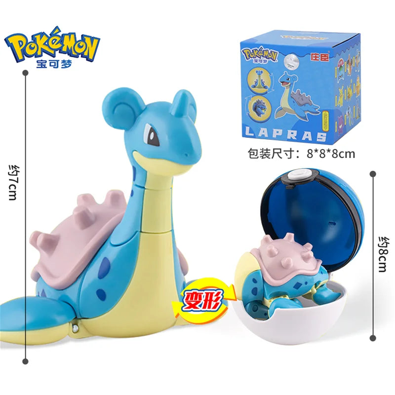 Pokemon Figures Toys Pocket Monsters Ball Model Pikachu Gengar Pokeball Dragonite Snorlax Pokeball Action Figures Toy