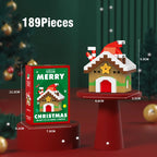 Christmas Building Block Series Gifts Micro Bricks Santa Claus Reindeer Assembling Bricks Table Decoration Toys Children Kids