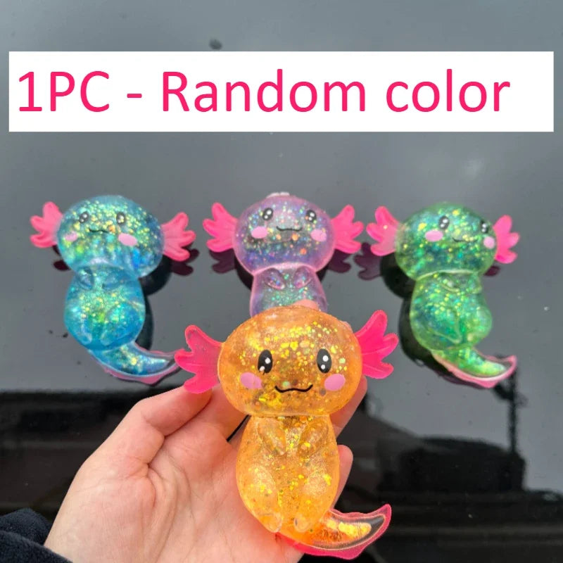 Colorful Salamander Squishy Fidget Stress Relief Toy for Kids