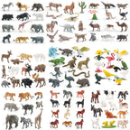 Mini Farm & Wildlife Animal Figurine Set