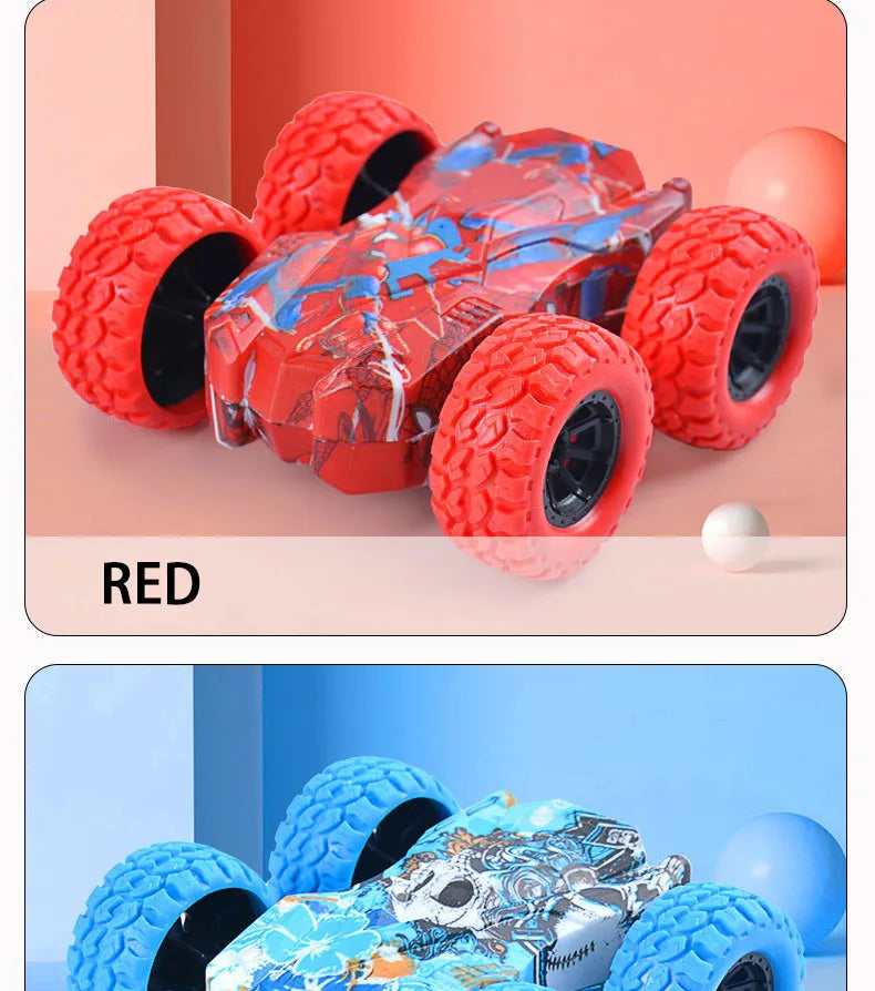 Double-Sided Inertia Off-Road Stunt Toy Car for Kids