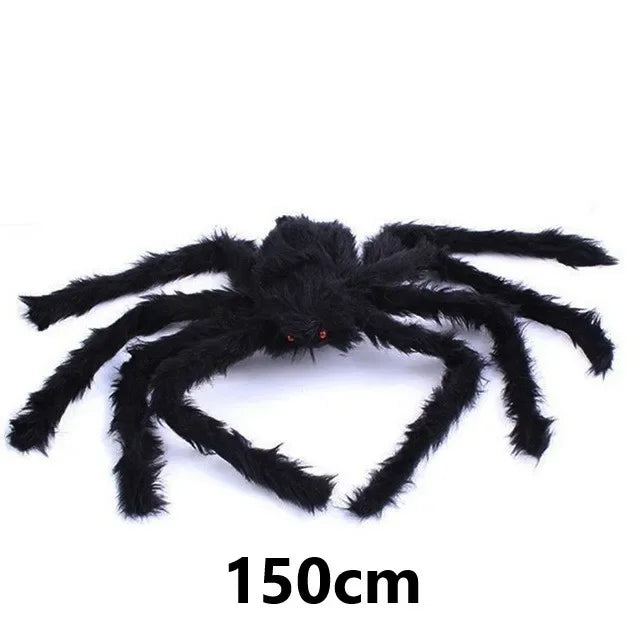 Halloween Big Plush Spider Halloween Decoration Party Props Outdoor Big Spider Decoration Chamber Trick A Prank  Big Spider