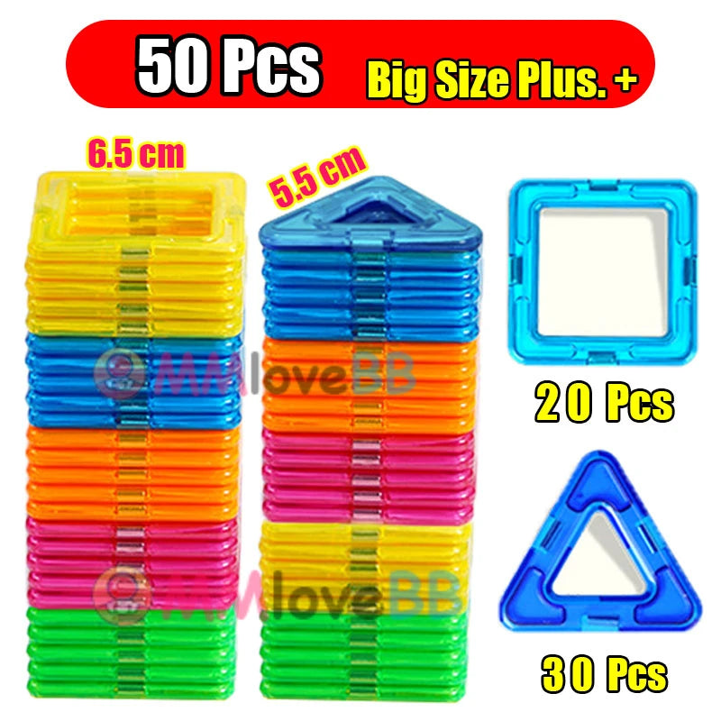 Magnetic Building Blocks DIY STEM Construction Set for Kids