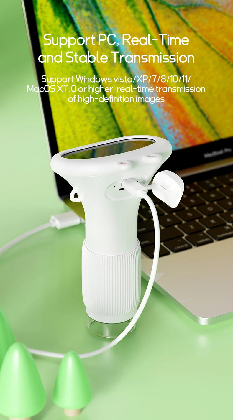 Kids 1000X Digital Microscope with LED Photo & Video Function