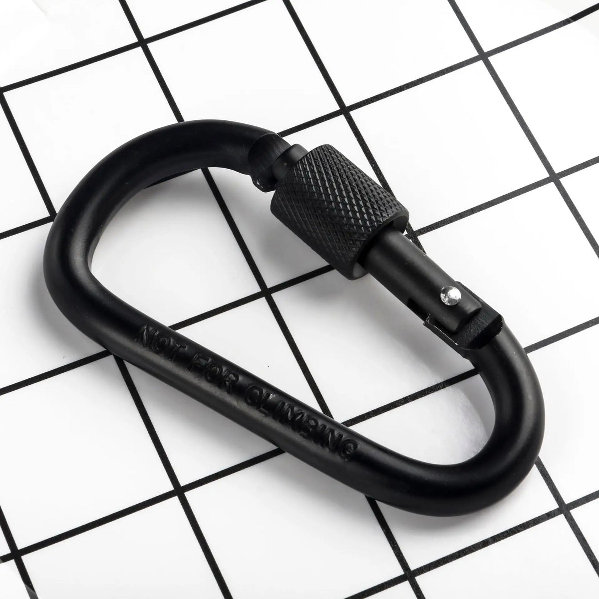 Tactical Aluminum Carabiner Keychain Set for Outdoor Everyday Carry
