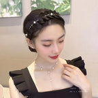 Synthetic Braided Headband for Women