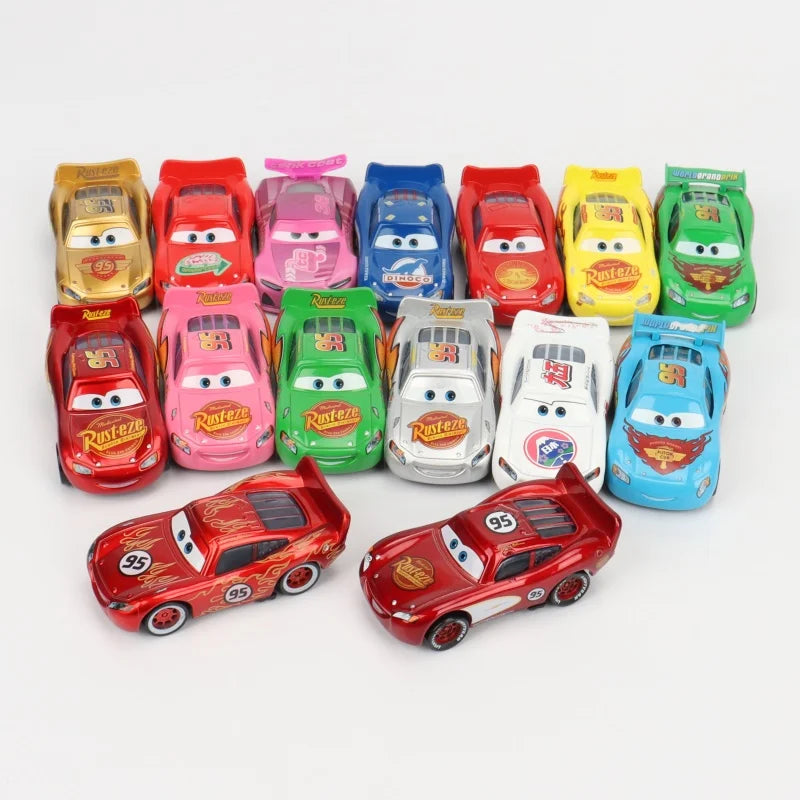 Pixar Cars Lightning McQueen 1:55 Metal Die-Cast Toy Car